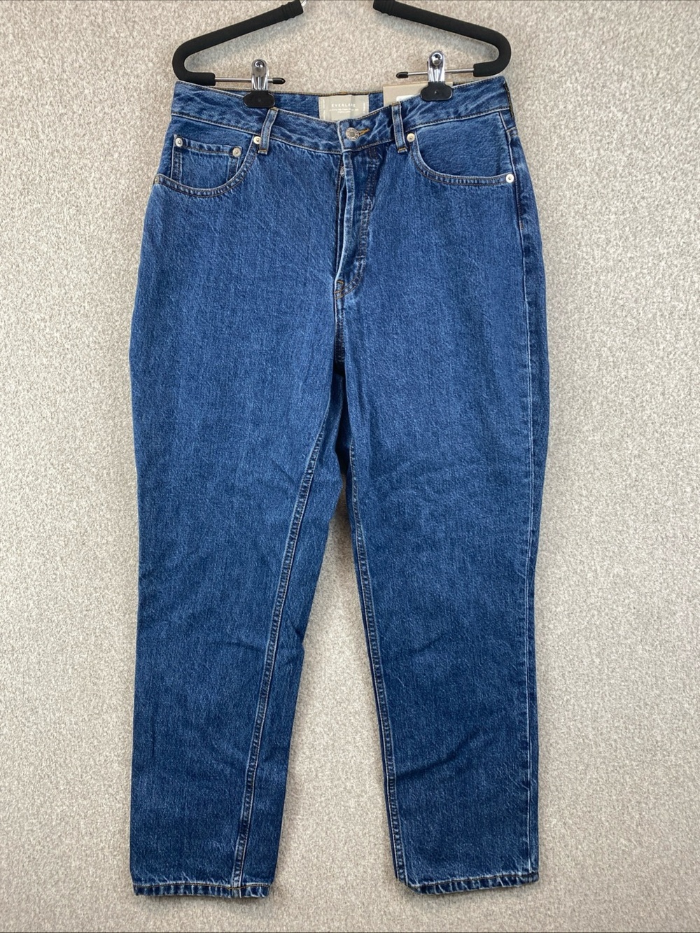 Everlane The Curvy 90s Cheeky Straight Ankle Jeans 31 High Waist organic cotton